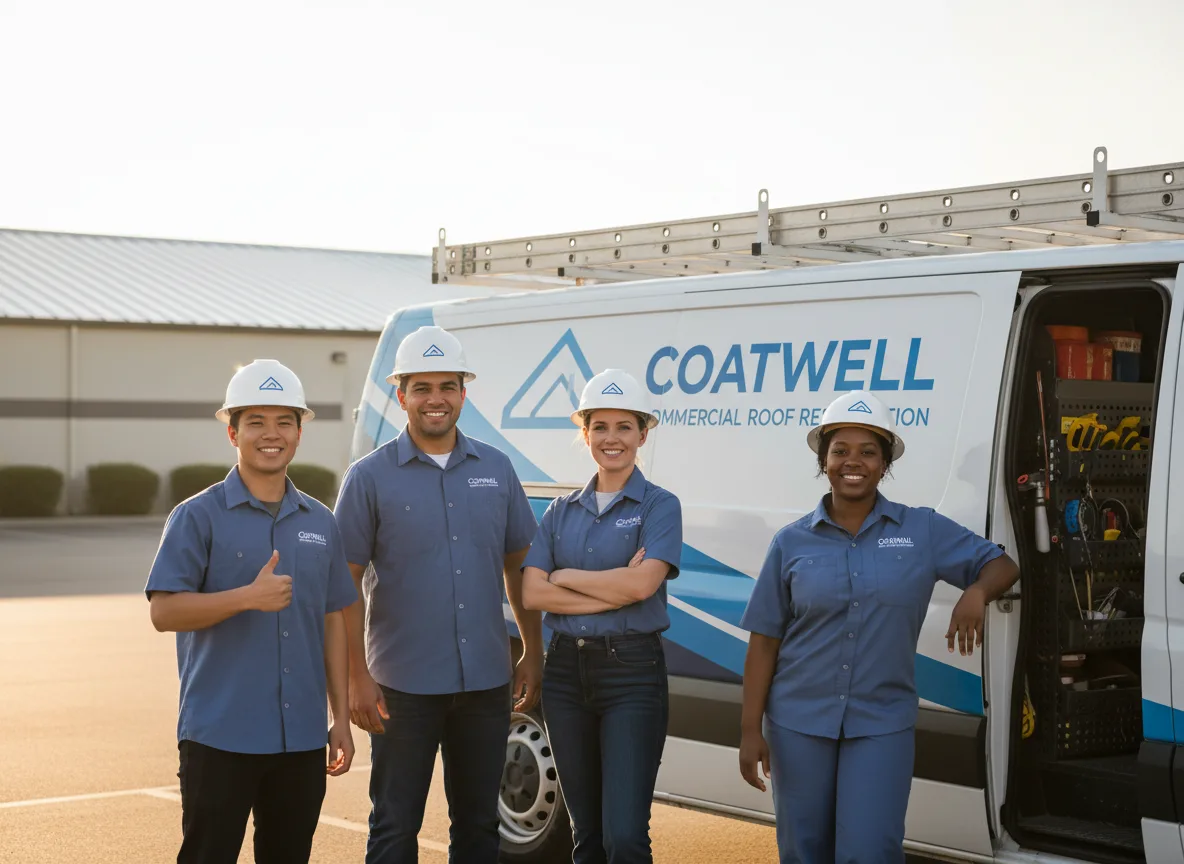 Commercial roof coating company in Calvert, TX